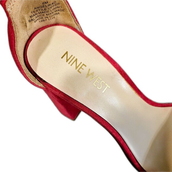 Nine West Pink Heeled Sandals - Picture 7 of 8